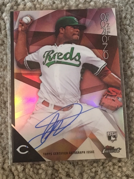 DANIEL CORCINO AUTOGRAPHED TOPPS FINEST 