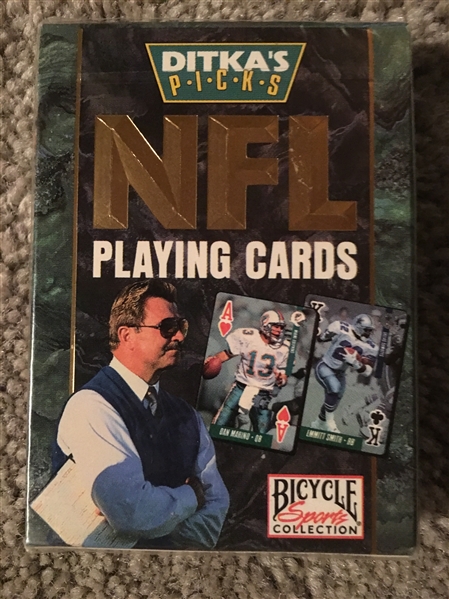 MIKE DITKAs PICKS SEALED CARD SET with MARINO and EMMITT SMITH on Front - SuperRARE