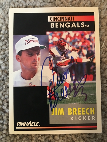 JIM BREECH MOELLER SIGNED CARD 