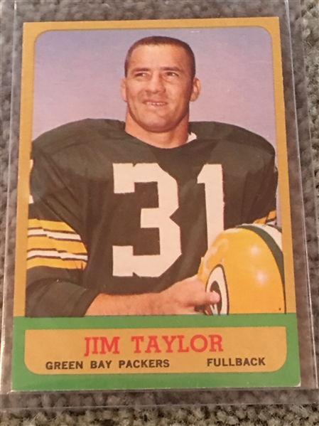 JIM TAYLOR 1963 TOPPS #87 HOF Nice One Packers