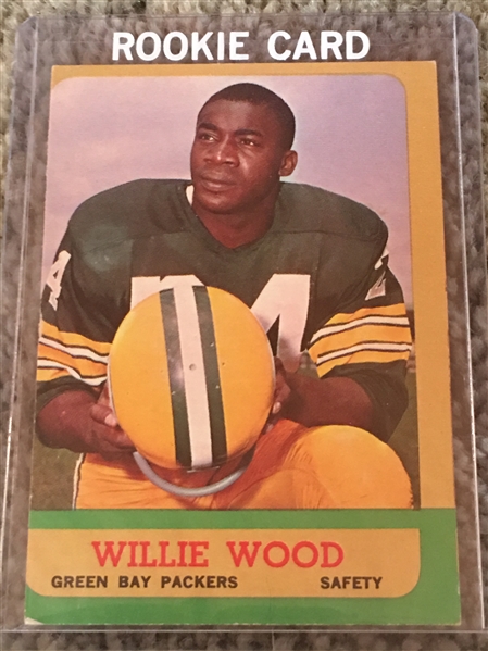 WILLIE WOOD 1963 TOPPS #95 HOF ROOKIE CARD $$$$