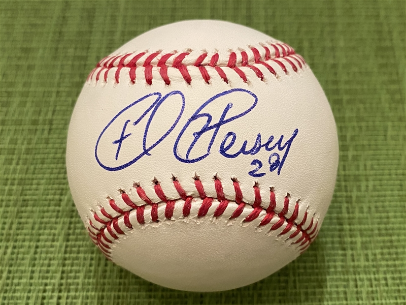 CHRIS HEISEY Signed Official Major League Baseball