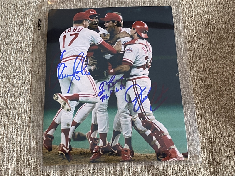 BROWNING REED & SABO Moeller Signed 8x10 PERFECT GAME
