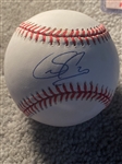 SEAN CASEY REDS SIGNED on $25 VINTAGE N L BASEBALL -- BEAUTY !!
