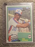 1981 TOPPS HIGH #816 TRADED TIM RAINES ROOKIE NEAR MINT BEUTY 