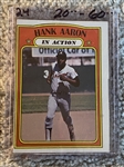 1972 TOPPS HANK AARON I/A $20.00-- $60.00