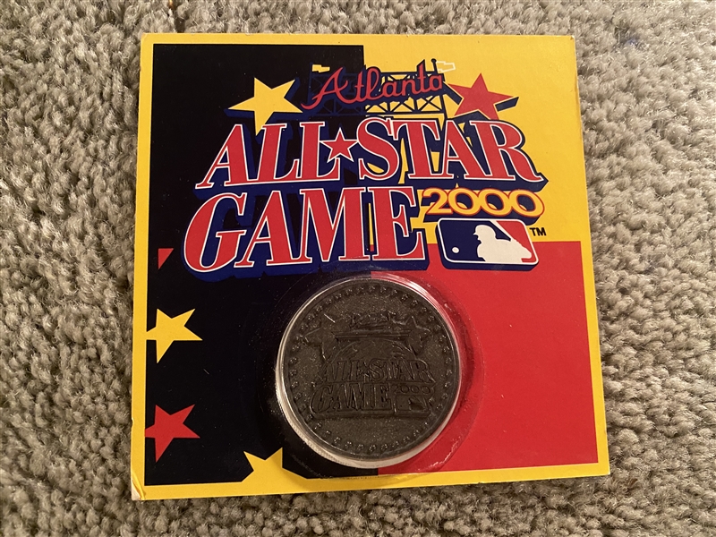 2000 ALL STAR GAME COIN on DISPLAY CARD 