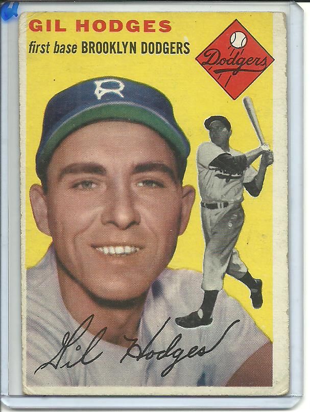 Lot Detail - GIL HODGES 1954 TOPPS BROOKLYN DODGERS