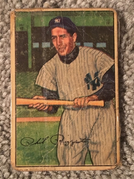 1952 BOWMAN PHIL RIZZUTO #52 "Taped" $150- $450.00