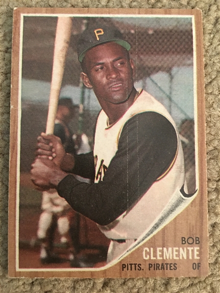 1962 TOPPS ROBERTO CLEMENTE $200 - $600.00 WoW