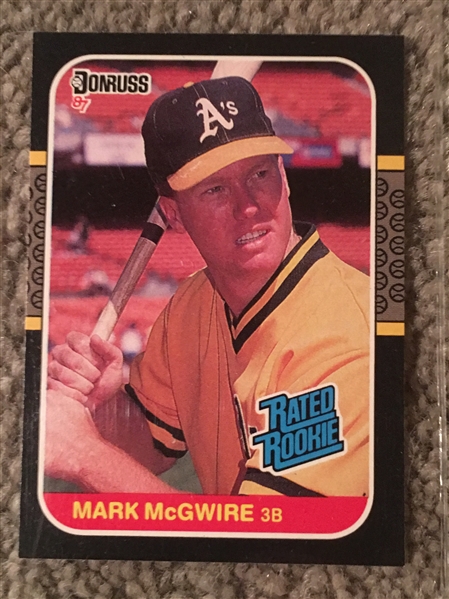 MARK McGWIRE 1987 DONRUSS ROOKIE 