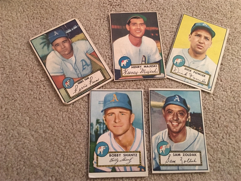 Lot of 5 SLIGHTLY TRIMMED 1952 TOPPS Book $200.00- $600.00