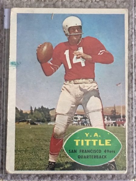 Y A TITTLE 1960 TOPPS #113  Book $40.00 - $80.00 