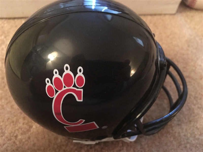 UC BEARCATS "MINI" MINI HELMET with FACE MASK and STRAP Great Display