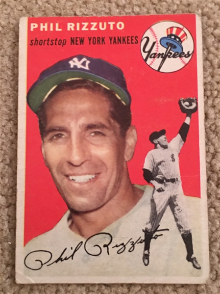PHIL RIZZUTO 1954 TOPPS #17 $125.00- $375.00 