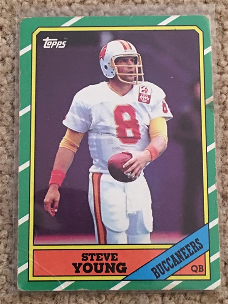 STEVE YOUNG 1986 TOPPS ROOKIE #374