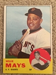 1963 TOPPS WILLIE MAYS #300 $150.00 to $450.00  Never See This Card !!! 