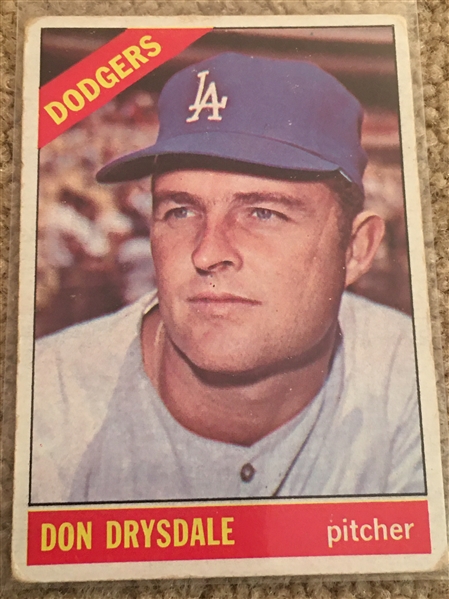DON DRYSDALE 1966 TOPPS #430 Book $20.00- $60.00 