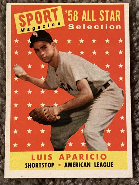LUIS APARICIO 1958 TOPPS #483 STUNNING