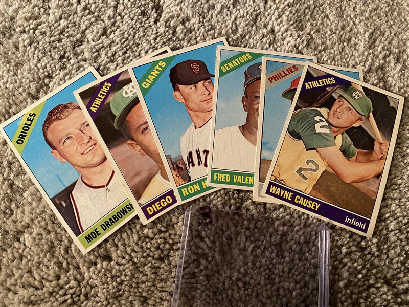 1966 TOPPS BEAUTIES (6) DIFFERENT 3rd SER semi high#s- FILL YOUR SET OR START A SEt