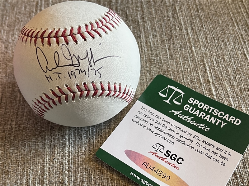 ARCHIE GRIFFIN Moeller Signed Inscribed MLB Baseball SGC COA