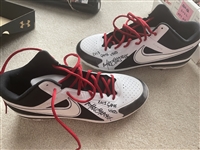 MAT LATOS Signed & Inscribed GAME USED CLEATS From 2013