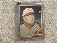 1962 Topps FRED HUTCHINSON 172