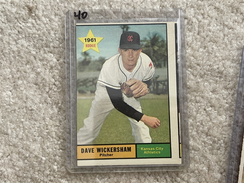 1961 Topps DAVE WICKERSHAM 391