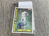 ERIC DAVIS Moeller Signed Rifleman with Signing Ticket