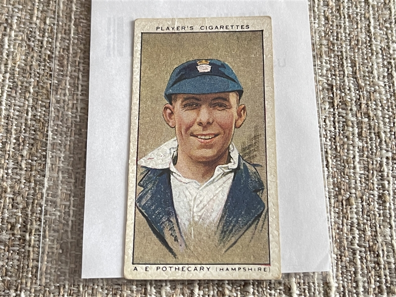 1934 Players Tobacco Cricketers - AE PTHECARY