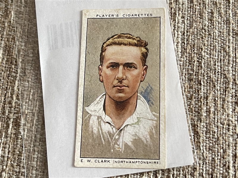 1934 Players Tobacco Cricketers - EDWARD CLARK