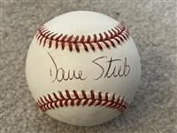 DAVE STEIB Signed American League Baseball