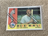1996 Topps Finest MICKEY MANTLE 10