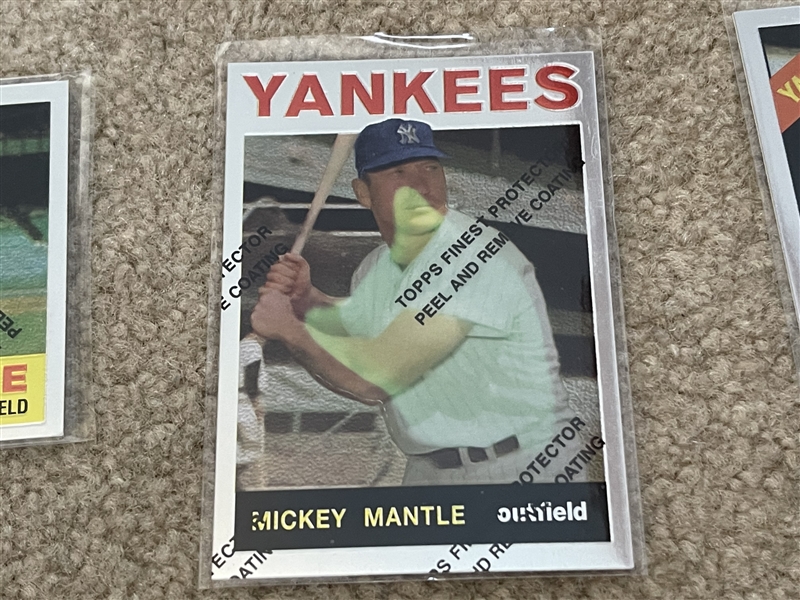 1996 Topps Finest MICKEY MANTLE 14