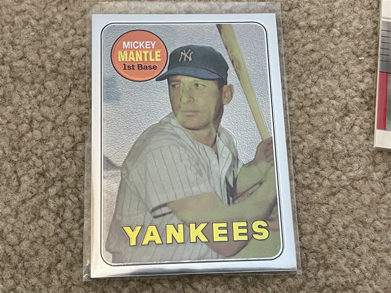 1996 Topps Finest MICKEY MANTLE 19