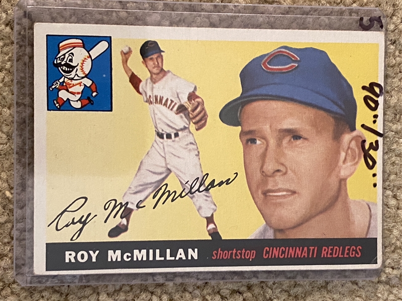1955 TOPPS ROY McMILLAN #181 