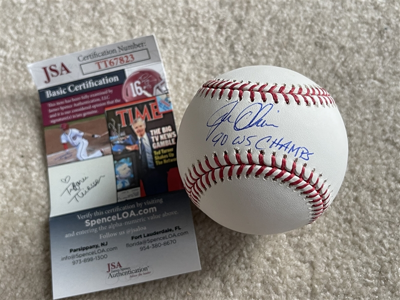 JOE OLIVER Moeller Signed Inscribed MLB Baseball JSA COA - Unsigned Blank Balls Now Sell $20-$22