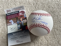 JOE OLIVER Moeller Signed Inscribed MLB Baseball JSA COA