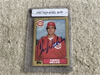 CHRIS WELSH Hand Signed Card