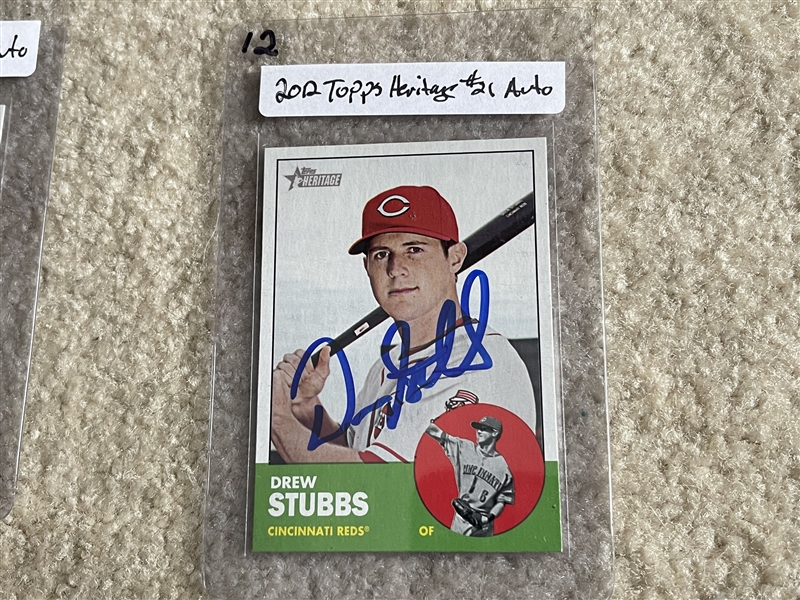 DREW STUBBS Hand Signed Card