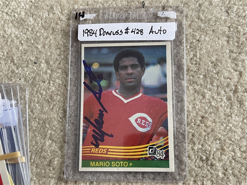 MARIO SOTO Hand Signed Card