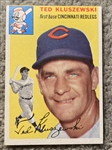 OMG !! 1954 TOPPS TED KLUZEWSKI $40.00-$120.00 ABSOLUTELY THE NICEST WE HAVE EVER SOLD !!