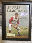ROY McMILLAN 1957 REDLEGS FRAMED 9/9/1957 SPORTS ILLUSTRATED 67 YEARS OLD