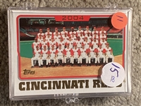 EVERY 2004 TOPPS TEAM CARD MADE with REDS 