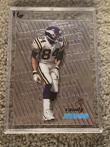 RANDY MOSS 1999 TOPPS CHROME M11 MYSTERY CARD in CASE 