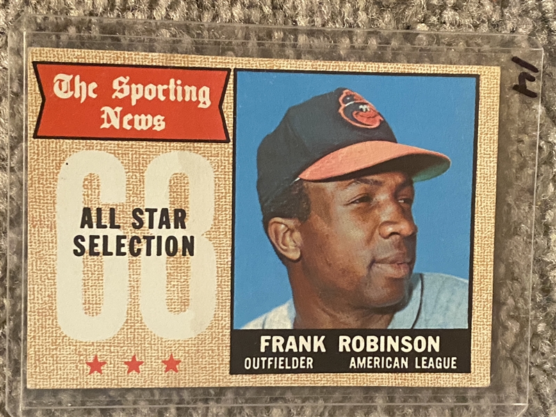 1968 TOPPS #373 FRANK ROBINSON ALL STAR