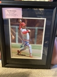 TOM BROWNING MOELLER SIGNED in $30 13X16 FRAME with MOELLER AUTO TIX 