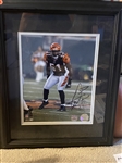 ODELL THURMAN BENGALS SIGNED in 13x16 $30 FRAME 