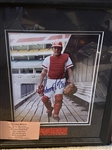 JOHNNY BENCH MOELLER SIGNED in $30.00 13x16 FRAME.. He now charges $135 to sign !!
