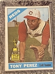 1966 TOPPS #72 TONY PEREZ 2nd YEAR THROPHY CUP CARD $120.00- $360.00 